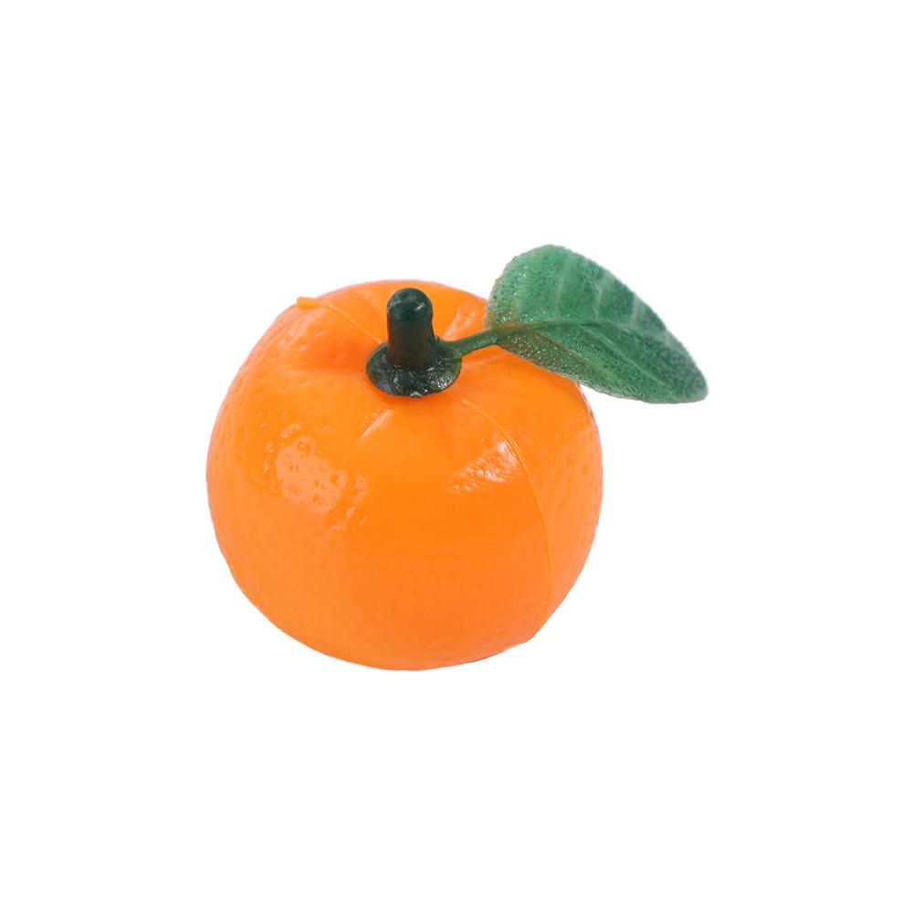10pcs Gift Mini Artificial Plastic Orange Realistic Handicrafts Fake Fruits Funny Simulation Orange Wedding Party Decorations