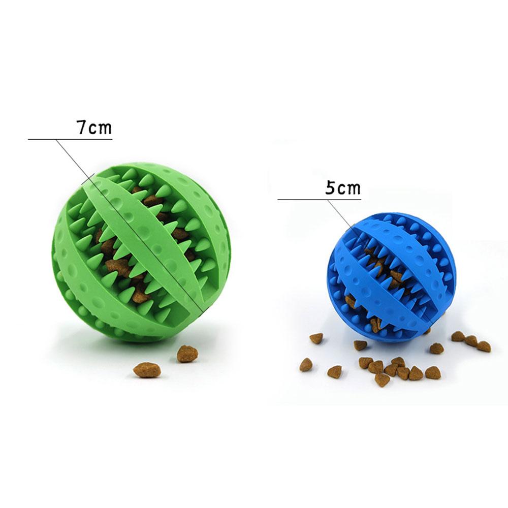 Dog Balls Treat Dispensing Dog Toys Nearly Indestructible Pet Dog Chew Toy Natural Rubber Dog Puzzle Toy Tough IQ Dog Treat Ball