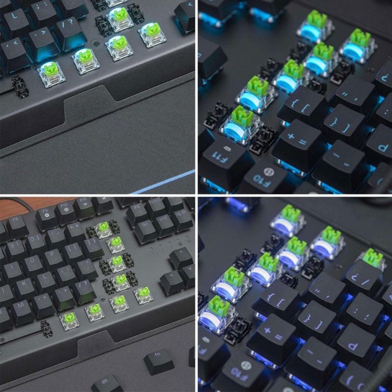 New RGB Magic Axis MX Axis 2Pcs Green Switches for Razer Blackwidow V3 Pro V3 Mechanical Gaming Keyboard and Others 3Pin