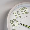 Modern 12inch Glow In The Dark Clock Non-Ticking Energy-Saving Silent Quartz Clock Hanging Plastic Digital Clock Living Room
