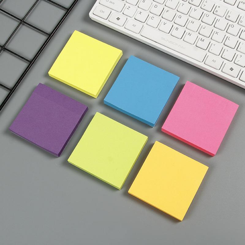 Neon Color 3 By 3 Inch Detachable Sticky Notes Memo Pad For Students Daily Reminder