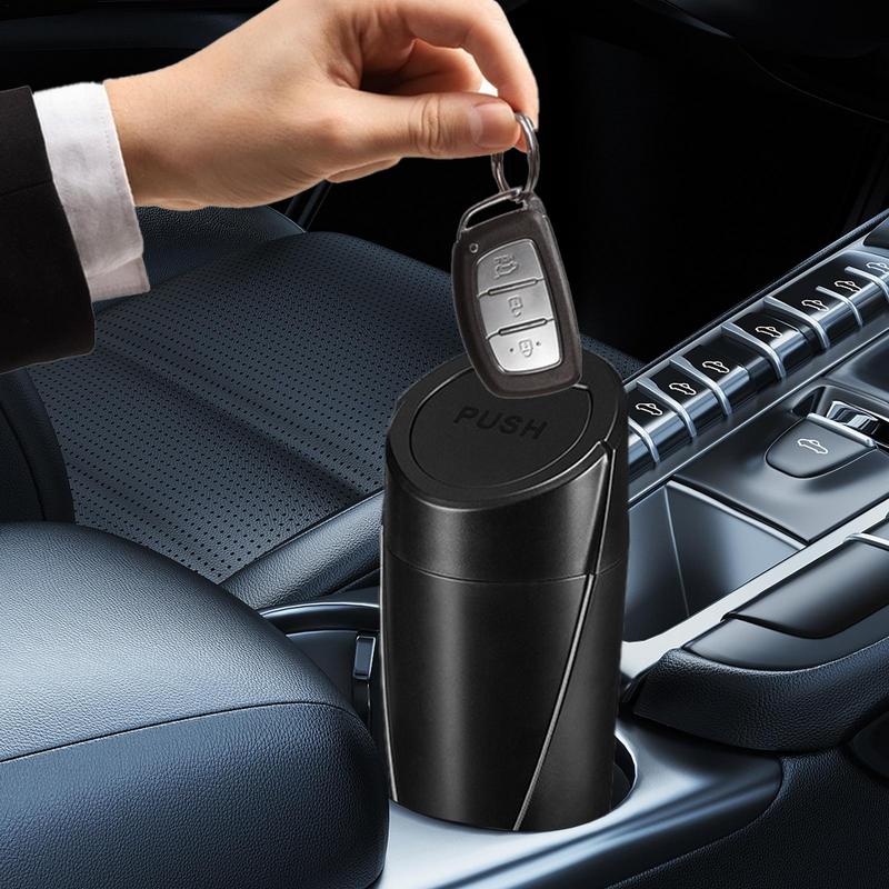 Piccolo Cestino per Auto Impermeabile Piccola Tazza Rifiuti per Auto Portatile Portabicchieri Veicolo Cestino Auto per Camera da Letto Casa Camion Camper