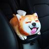Creative Car Armrest Box Car Tissue Box Draw Cartoon Cute Car Draw Car Tray Trailer Interior Decoration Supplies