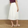 Women's Elegant Pleated A-line Midi Skirt