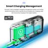 AMAGISN for GoPro Hero 13 Charging Case ABS+Silicone Action Camera Battery Charger Storage Box
