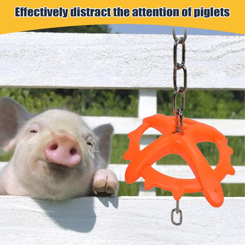 Livestock Bite Toy Livestock Anti-fight Toys Entertainment Equipment With Chain For Home Farm Consume Excess Energy