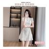 Small national style jacquard cheongsam skirt improved new Chinese dress women's waist a character temperament elegant engagement dress