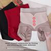 Women's Fashion Solid Color Splicing Volcanic Stone Plastic Waist High Waist Hip Lifting Belly No Mark Underwear