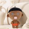 Great Net Red Black Trinket Keyring 15Cm Natasha Black Plushy Toy Black Man Decompression Squish Ball Soft Figure Youngster Maiden Present