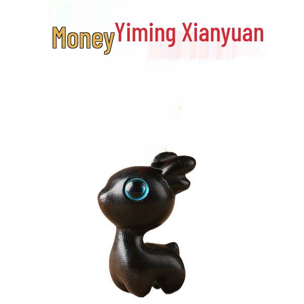 Yiming Xianyuan Sandelholz Hirsch Schlüsselanhänger & Handy-Lanyard-Anhänger für Paare
