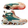 New fly-woven sports and leisure shoes men's shoes blade shoes running shoes heightening platform socks shoes casual