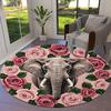 Feltanimals Round Area Rug,Carpet Rug for Living Room Bedroom Sofa Playroom Decor,Non-slip Floor Mat
