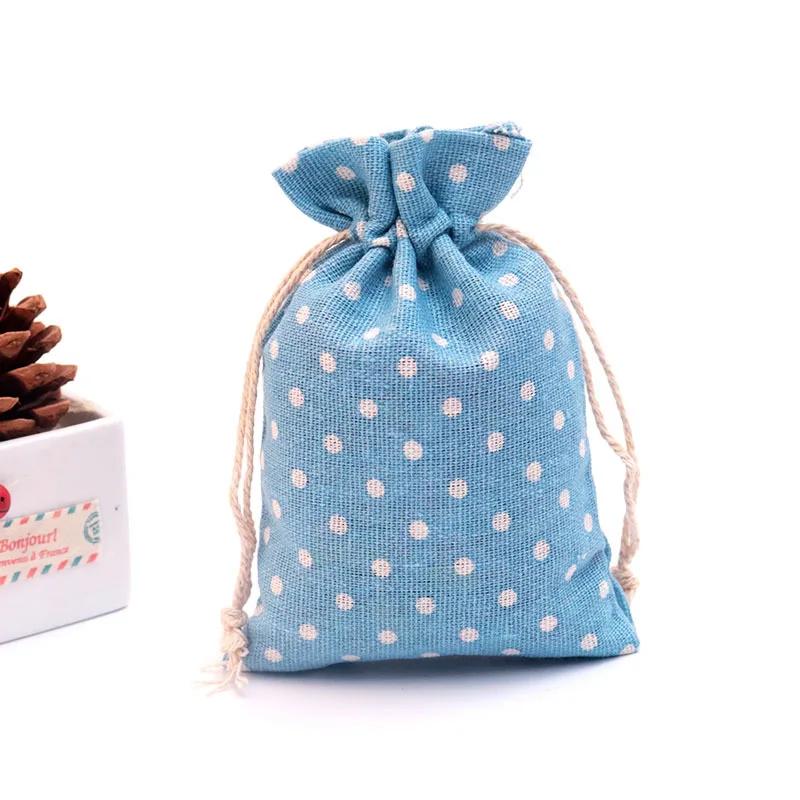 (10x14cm) Cute Cartoon Travel Storage Bag Cotton Drawstring Bag Pouches Candy Favor Holder Jewelry Party Gifts Bag 10pcs/lot