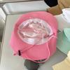 Bow Embroidery Women Quick Dry Bucket Hat Summer Outdoor Hiking Camping Panama Caps Wide Brim Fordable Sunscreen Basin Hats