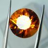 Orange Sapphire 8.00 Ct Precious NATURAL Round  Shape CERTIFIED Loose Gemstone Aq-706033
