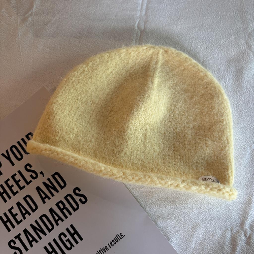 Beanie Women Wool With Letter Embellishments For Fall And Winter Style Street