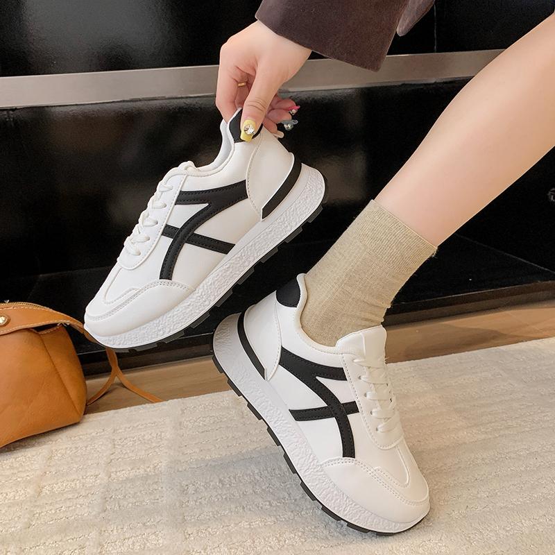 Modische Neue Bequeme Verschleißfeste Rutschfeste Damen Schuhe Frühling und Herbst Elegant Runde Spitze Sport- und Freizeitschuhe