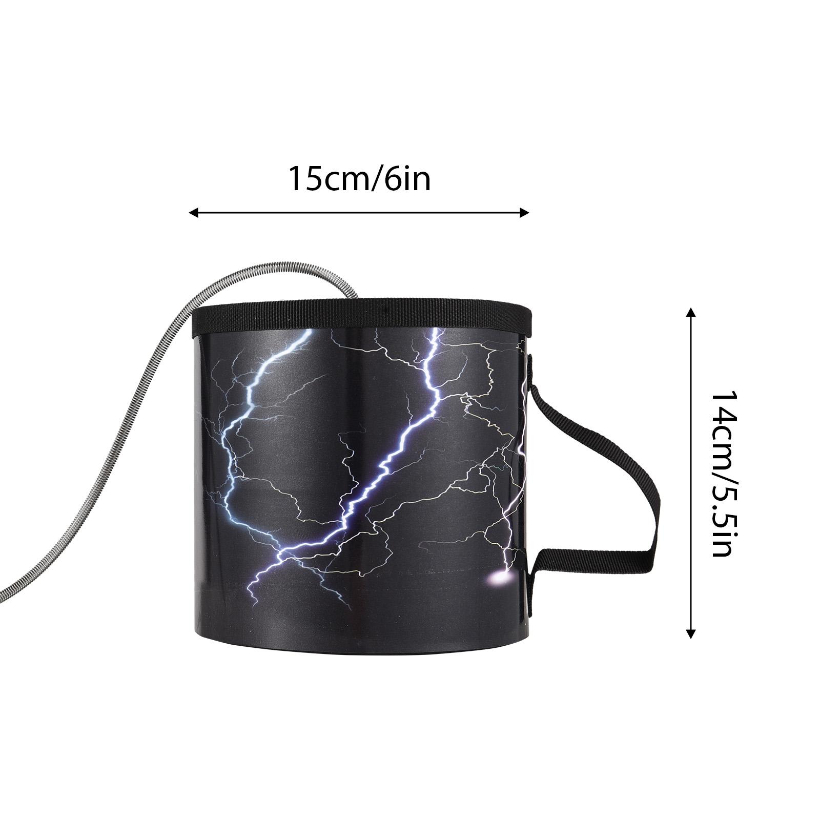 

6-дюймовый пружинный барабан громовой барабан звуковой эффект инструмент деревянный легкий портативный громовая трубка звукорежиссер громовой звук