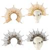 Vintage Goddess Headpiece Hairband Halo Crown Hair Hoop Headwear Halloween Girls Hair Accessories for Carnival Cosplay