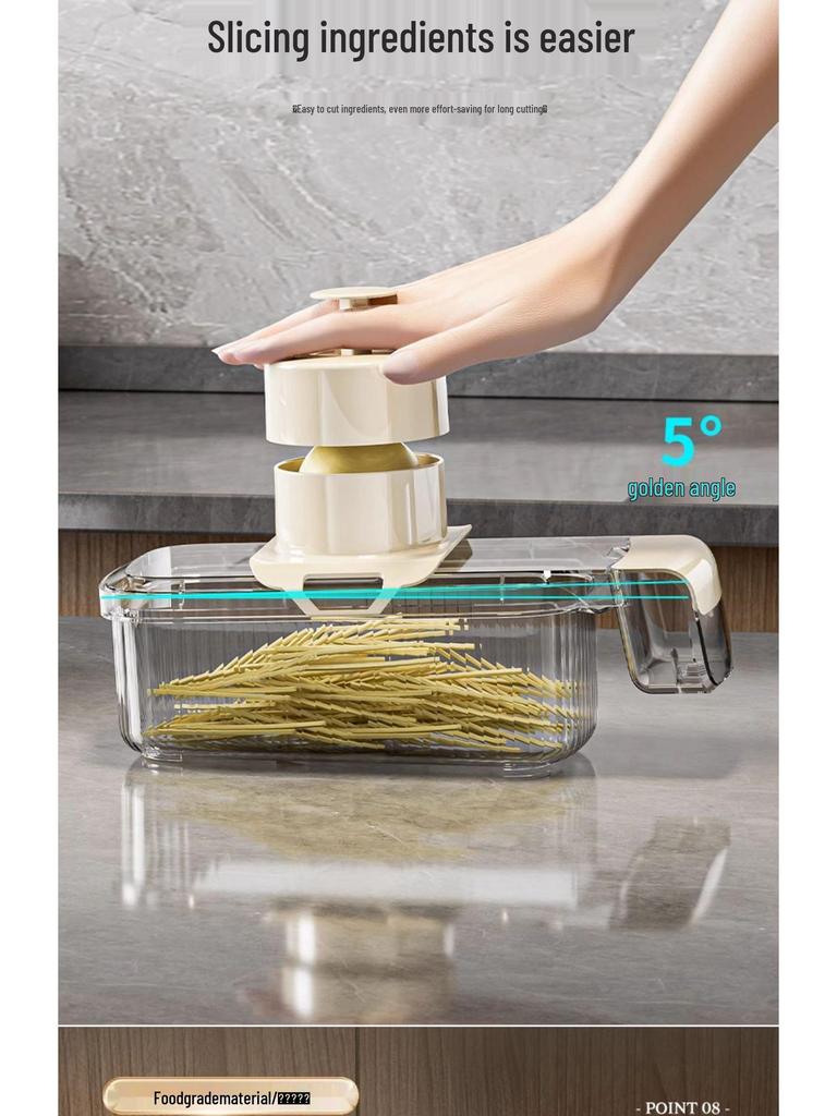 Enhanced Multi-Functional Veggie Cutter & Grater