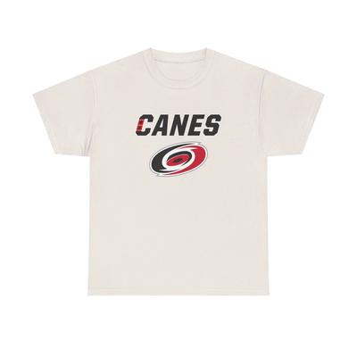 T-shirt Unisex Carolina Hurricanes, Maglietta per Fan dei playoff di Hockey dei Canes