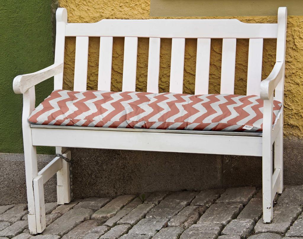 Vargottam Potištěné venkovní lehátko na lavici Voděodolné lehátko na lavici