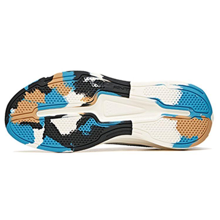 Anta Lifestyle Series Ultra Body Wear Resistant Breathable Low Top Skate Shoes Men Sneakers Black Blue 112118083-1