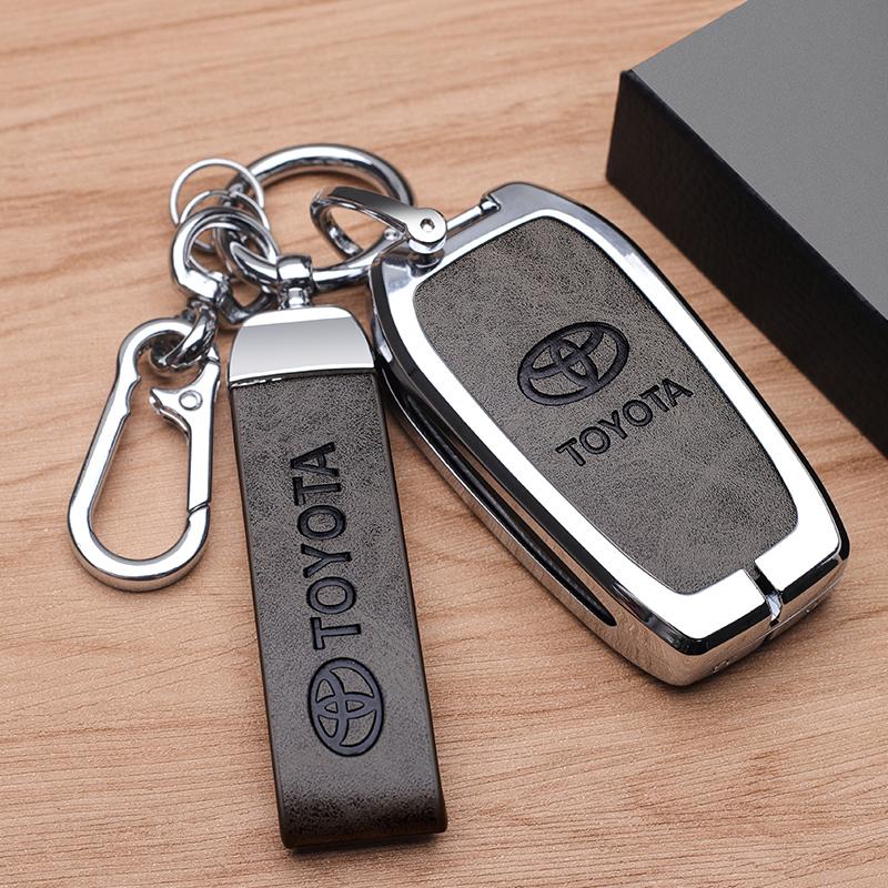 AOP1 Car Remote Key Case Cover for Toyota GR RAV4 Crown Hilux Fortuner Corolla SE 2023 Camry Yaris Land Cruiser Prado Venza Accessory