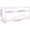 TV Cabinet Artisan Oak 80 x 24 x 32 cm Particleboard
