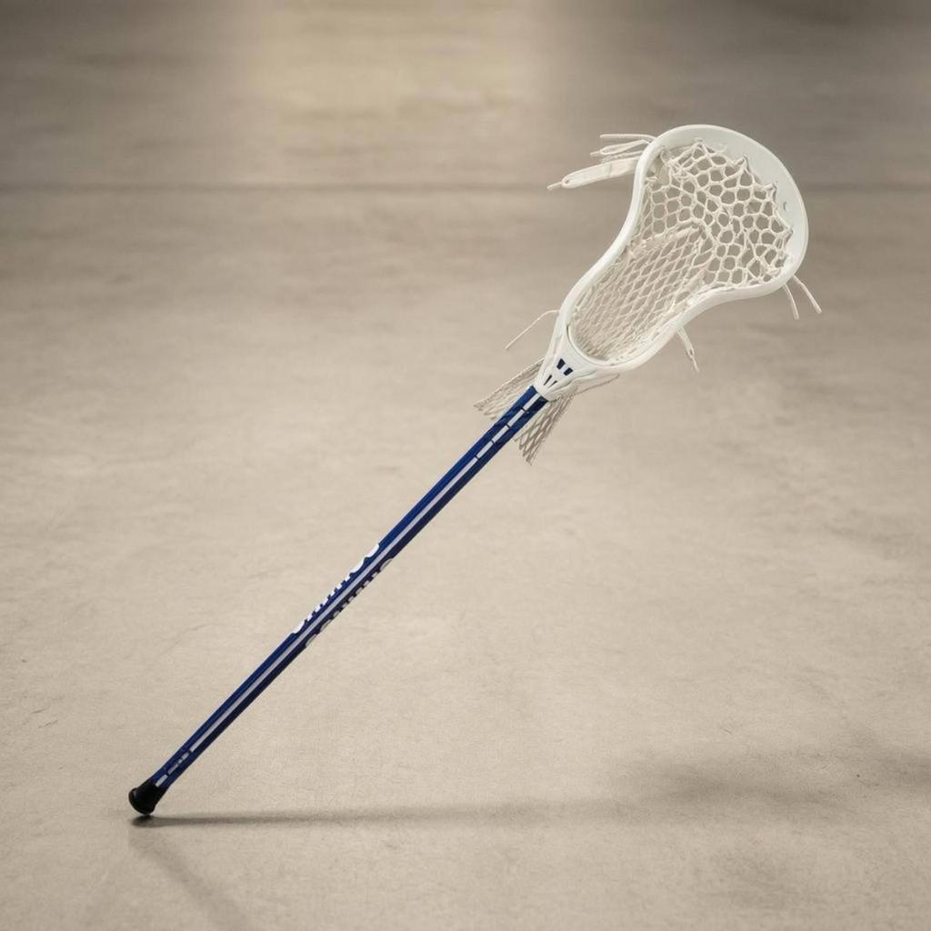 Metal Shaft Crosse White Netting with Netted Head Smooth Finished Team