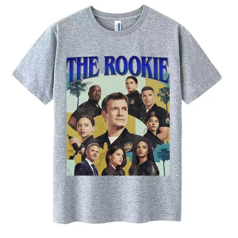

Funny Movie The Rookie Trendy Graphic TShirts Unisexs Harajuku Crewneck Short Sleeve Top Casual pure Cotton Y2K Tee streetwear 4XL