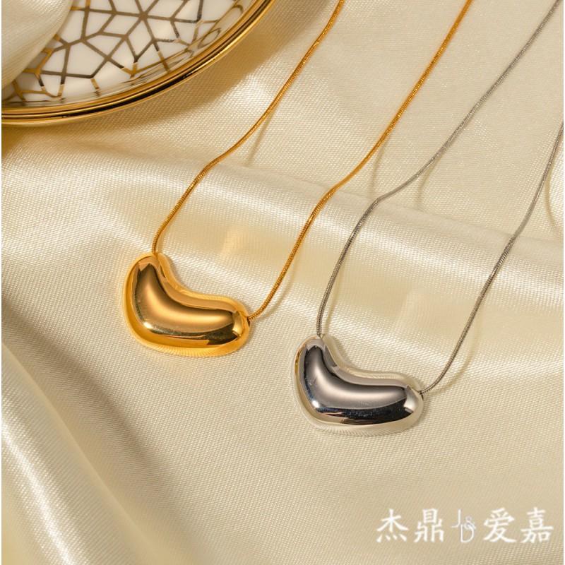 Hip Hop Minimalist Stainless Steel Snake Chain Necklace 18k Gold Plated Choker Women