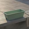 5 Pieces Rectangular Planter with Tray Long-Lasting Trough Drainage