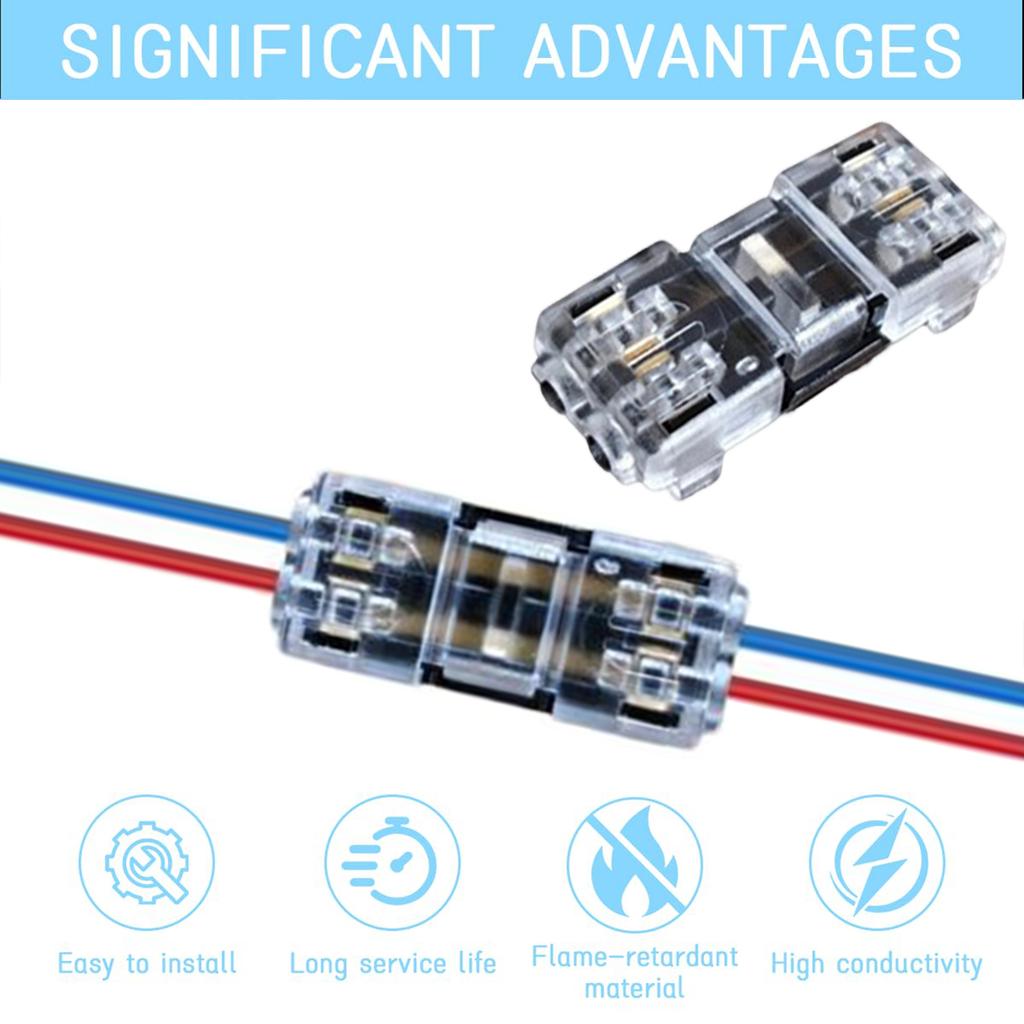 No-Stripping, No-Soldering -Wire Plug Quick Connector