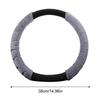 Furry Steering Wheel Cover Soft Automobile Steering Wheel Protector For Winter Car Decoration 38cm/14.96inch Anti-Slip Car