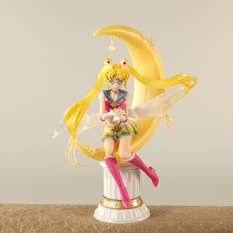 Figurine Sailor Moon 15 Cm - Statuette PVC - Collection Manga Anime - Neuf
