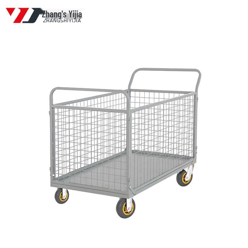 Heavy-Duty Cold-Rolled Steel Warehouse Fence Trolley
