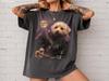 Custom Comfort Colors Dog Photo Shirt Personalized Dog Moon Vintage Bootleg Graphic Tee