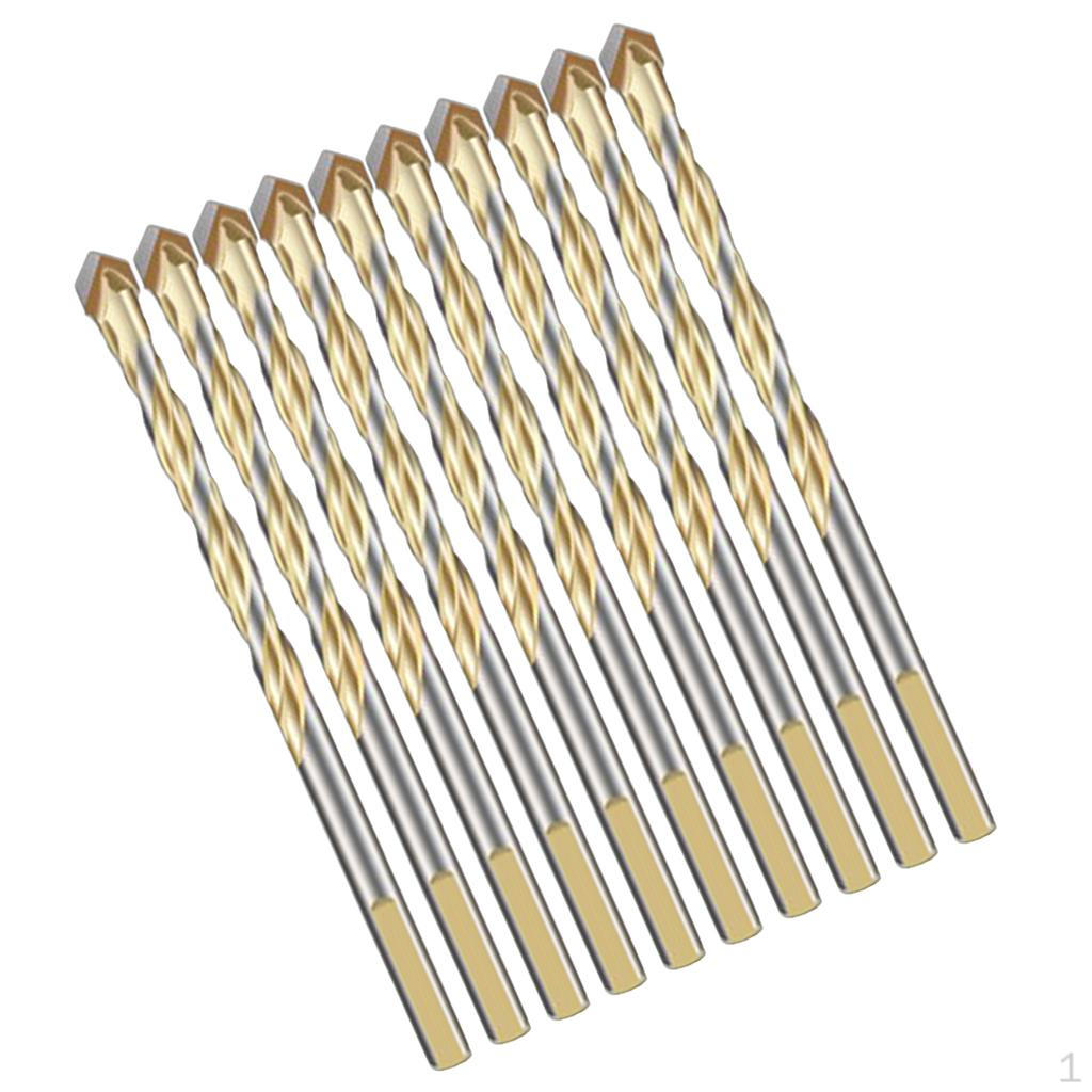 1 Twist Drill Bit, Masonry Auger Grooved Bit For Ceramic