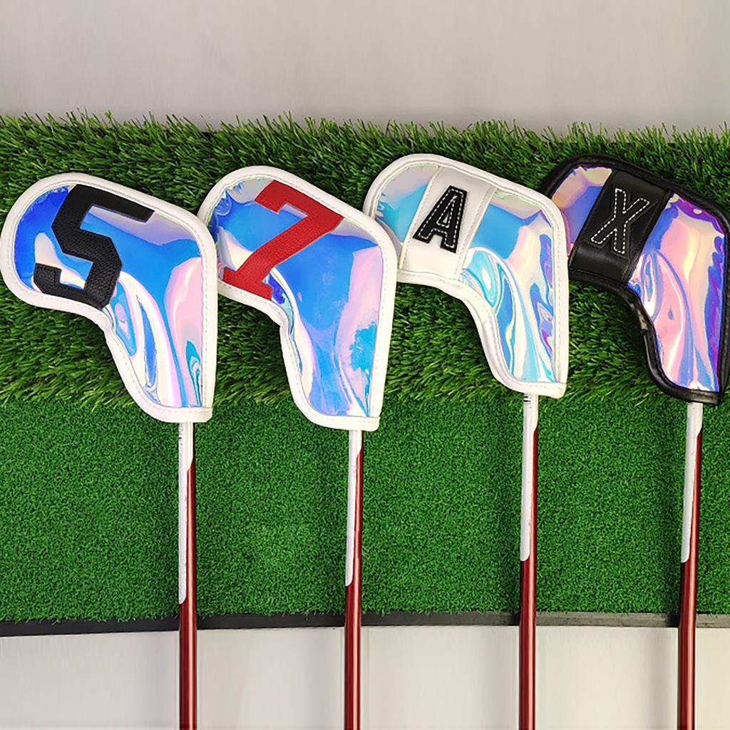 Golf Club Head Cover Waterproof Dustproof Number Design Golf Iron Cover Protection Sleeve Golf Accessories