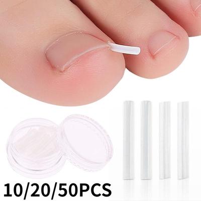10/20/50PCS Ingrown Toenail Correction Tool Ingrown Toe Nail Treatment Elastic Patch Sticker Straightening Clip Brace Pedicure Tool
