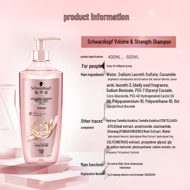 Schwarzkopf Volumizing & Strengthening Shampoo