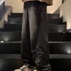 Star Embroidery Straight Casual Men Jeans Gothic Neutral Wide Leg Loose Hip-hop Fashion Youth Streetwear Denim Trousers