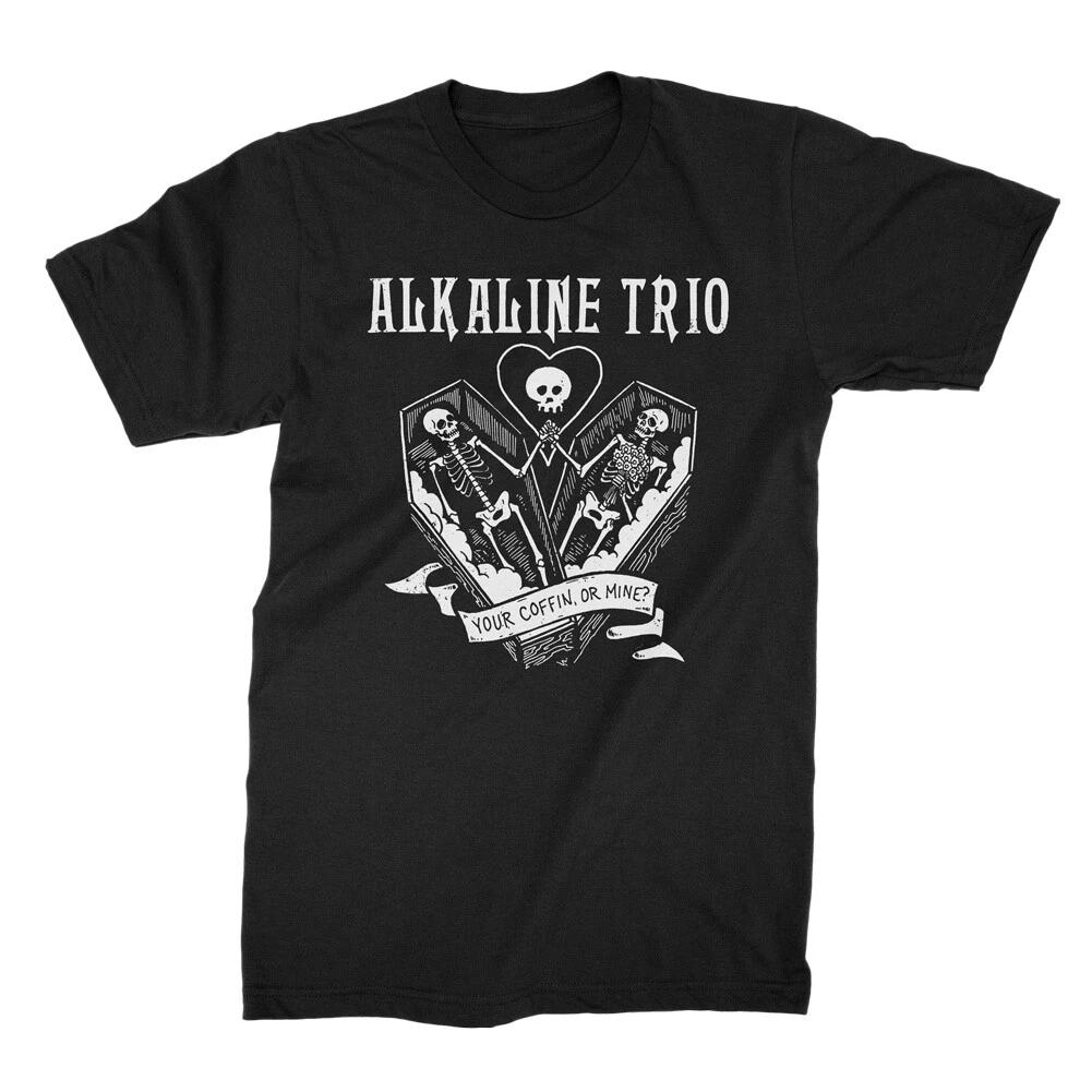 Authentic ALKALINE TRIO Your Coffin Slim-Fit T-Shirt S-2XL NEW L