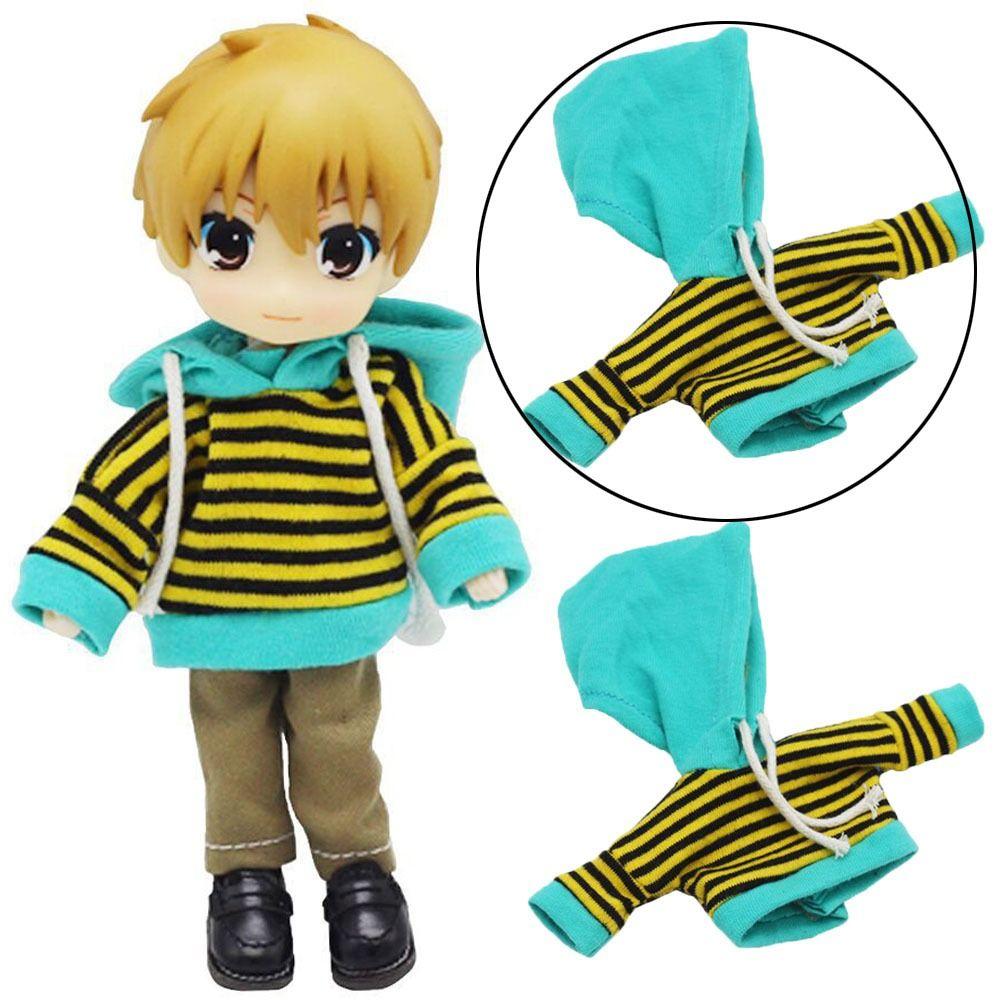 

Модные кукольные свитера, зеленые кукольные толстовки, аксессуары для одежды, 1/12 куклы BJD/GSC/1/11 куклы OB11