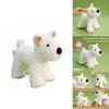 Plush West Highland Terrier Dog Toy With Super Soft Short Pile For Kids And Collectors