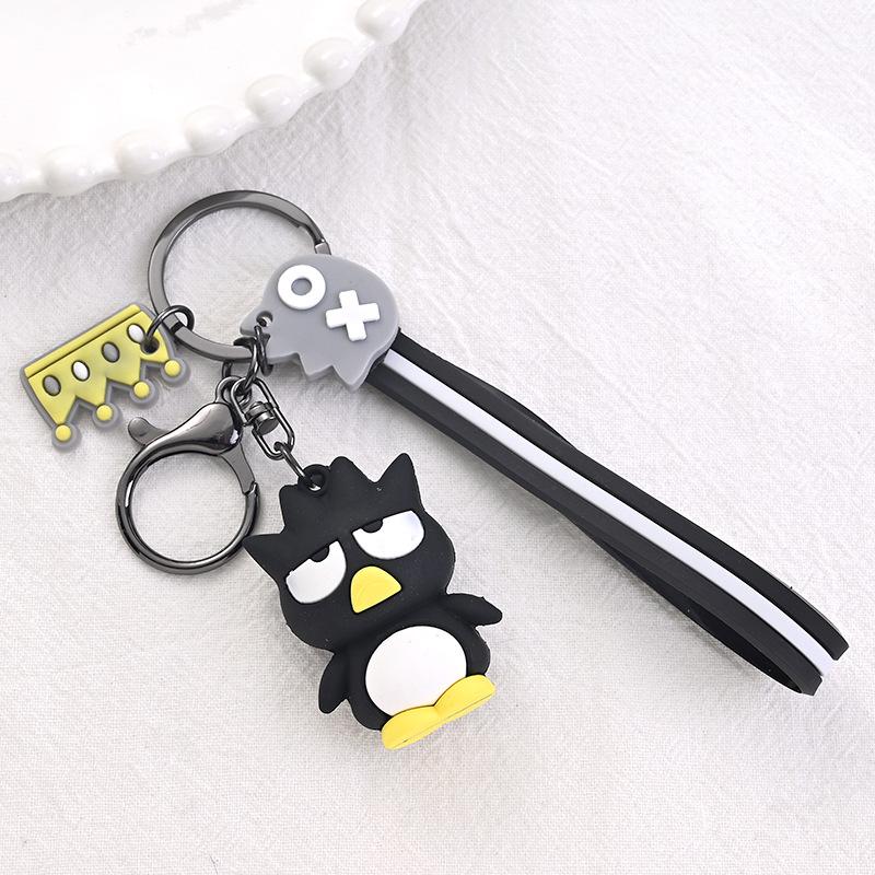 Sanrio Cartoon Cute Melody & Kuromi Pendant Keychain Doll