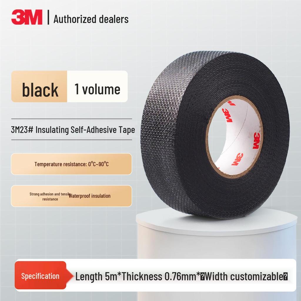 3M Waterproof Self-Adhesive Insulating Tape for Water Pipes, Ethylene Propylene Rubber, High-Temperature Resistant.