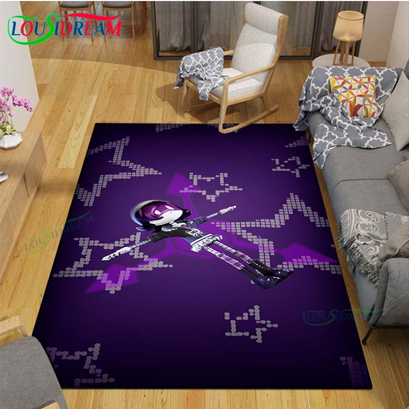 Hot Cartoon Murder Drone Floor Mat INS Style Soft Bedroom Floor House Laundry Room Mat Anti-skid Household Carpets Gift