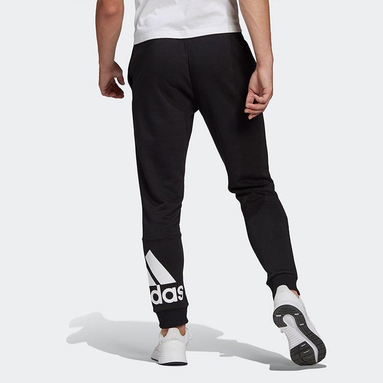 Adidas Essential Knit Cuffed Joggers Men Bottoms Black GK8968